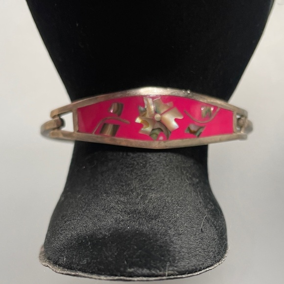 Taxco Jewelry - Taxco .925 Pink Bracelet